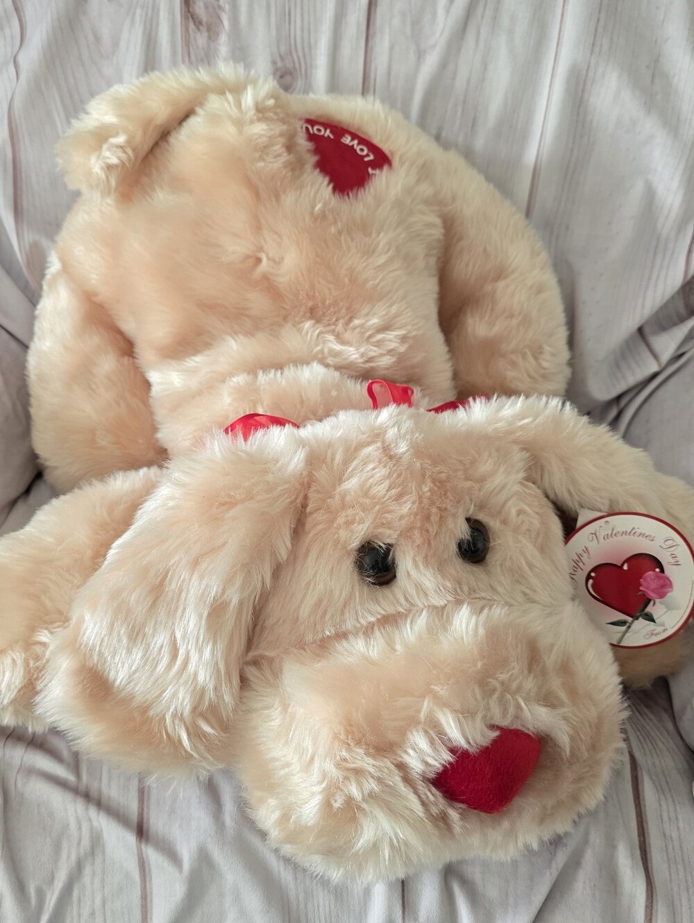 Kids Of America Golden Valentines Dog Plush Toy Jumbo KMart 28 Inch 1999